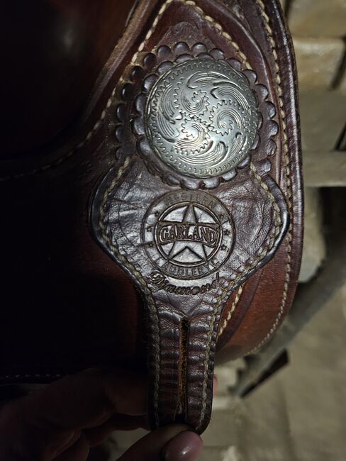 Garland Diamond reining zadel, Garland Diamond Reining, Natalie, Western Saddle, Image 4