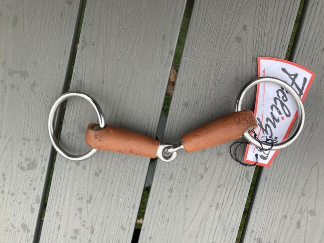 Gebiss mit Leder überzogen 12.5 cm neu, Ute Broemmel, Gebisse, Reken