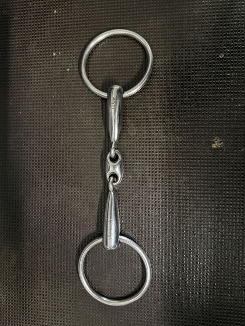 Gebiss / Ausbildungsgebiss / Wassertrense 13,5 doppelt gebrochen, Silk Steel, Julia B., Horse Bits, Hopsten