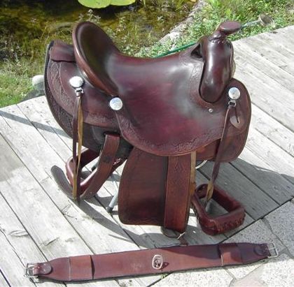 gebrauchte Westernsattel G.O.T. Oldtimer SIMCO Nr. 4946, Simco G.O.T. Oldtimer SIMCO Nr. 4946, Renate, Western Saddle, Kammerberg, Image 2