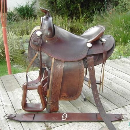 gebrauchte Westernsattel G.O.T. Oldtimer SIMCO Nr. 4946, Simco G.O.T. Oldtimer SIMCO Nr. 4946, Renate, Western Saddle, Kammerberg, Image 8