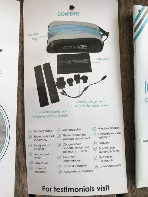 Ice-Vibe Gamaschen von Horseware, Horseware Ice-Vibe Circulation Therapy, Claudia, Ochraniacze, Haan, Image 2