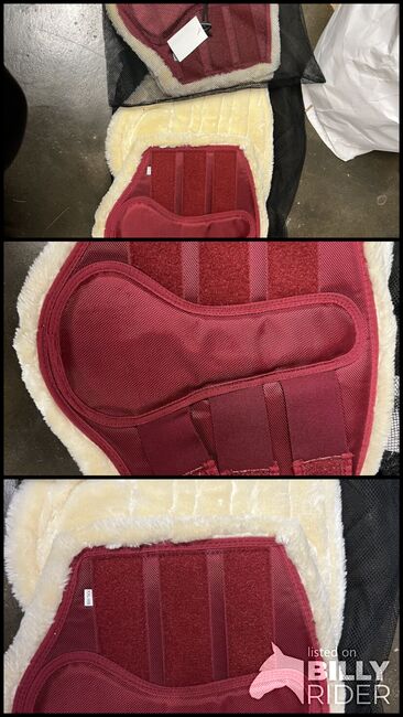 Riderschoice Gamaschen rot Glitzer neu, Riderschoice, Julia Krings, Ochraniacze, Heinsberg, Image 4