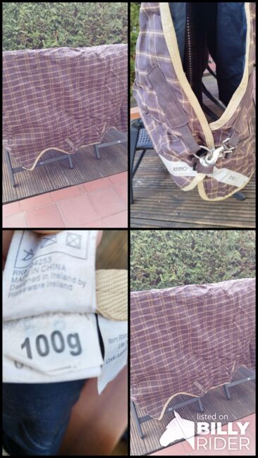 gefütterte Regendecke -130cm, Horseware Rhino, Melanie, Horse Blankets, Sheets & Coolers, Heusenstamm, Image 6
