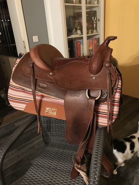 Toller bequemer Westernsattel sucht Pferd 🤗, Janina Kefalas, Western Saddle, Colbitz 