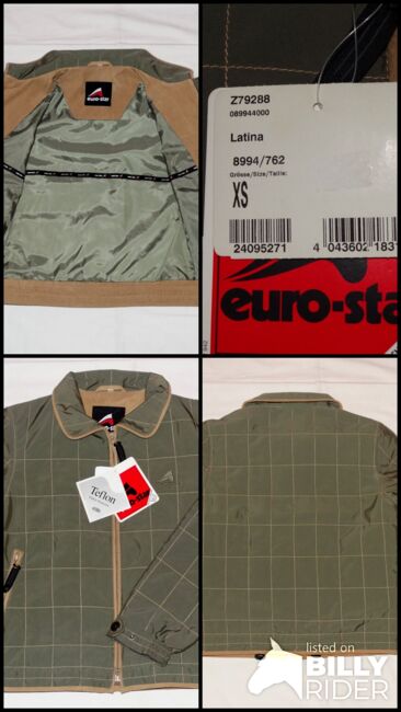 Tolle neue Euro-Star Teflon Reitjacke XS/S grün Latina NP 96,75€ Steppjacke Stepp Jacke Eurostar, Euro-Star Latina, Anne, Riding Jackets, Coats & Vests, Wahrenholz, Image 5