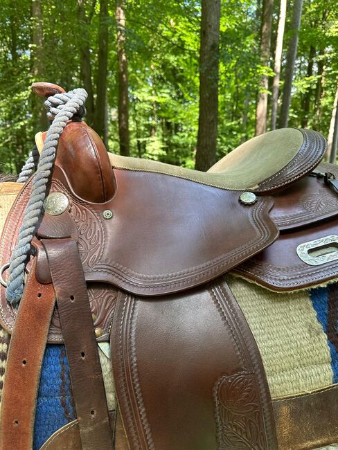 Toller Sattel für 400€, Qualität braucht keinen Namen  Reiningsattel, Caro, Western Saddle, Limbach , Image 2