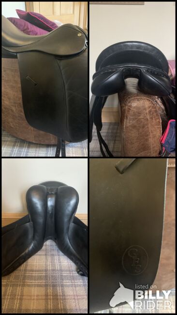 GFS Fieldhouse Pro Extra Dressage saddle. 17” M/W (31) Black, GFS ( Fieldhouse) Pro extra, Julie Wynne, Dressage Saddle, Lockerbie, Image 11