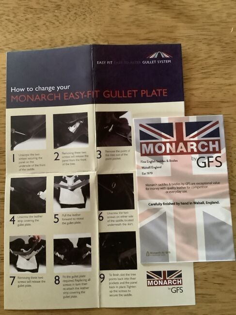 GFS MONARCH, GFS MONARCH FULLY INTERCHANGEABLE GULLET GP S602XB, Debra  Mills, Siodła wszechstronne, Brighton, Image 7