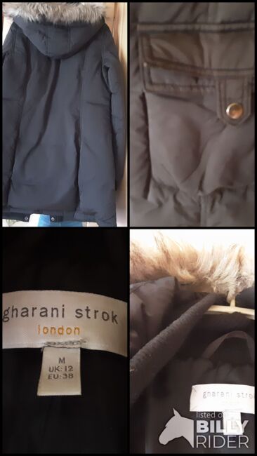 Schwarzer Mantel von Gharani strok, Gharani Strok Mantel, Angelika  , Riding Jackets, Coats & Vests, Nordrhein-Westfalen - Bochum, Image 8