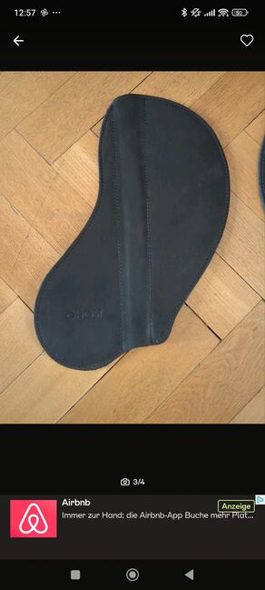 Ghost Aufsteckfender schwarz Ledee, Ghost Aufsteckfender breit, Jacqueline , Saddle Accessories, Mogendorf, Image 4