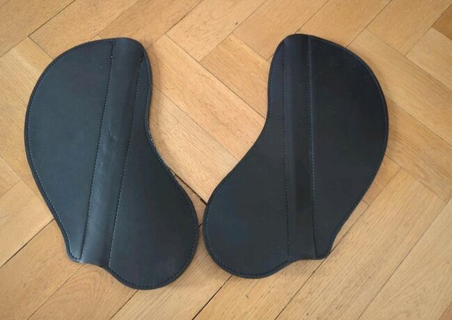 Ghost Aufsteckfender schwarz Ledee, Ghost Aufsteckfender breit, Jacqueline , Saddle Accessories, Mogendorf