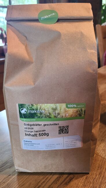 Ginkgoblätter 500g von Makana, Makana , Hartmut, Horse Feed & Supplements, Wolfhagen