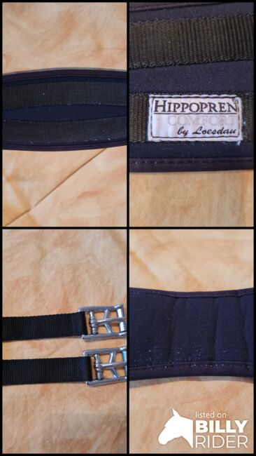 Sattelgurt Hippopren Textil mit Geleinlagen 130 schwarz, Chris H., Popręgi, Hamburg Eißendorf, Image 8