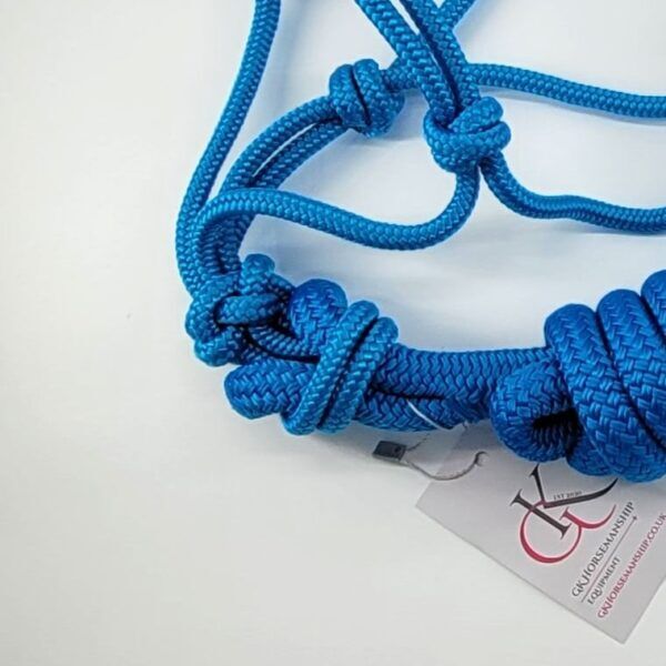 GKH Knotenhalfter mit Bodenarbeitsseil BLAU MINISHETTY, Maya (Swisshorseshop), Halters, Frauenfeld, Image 2