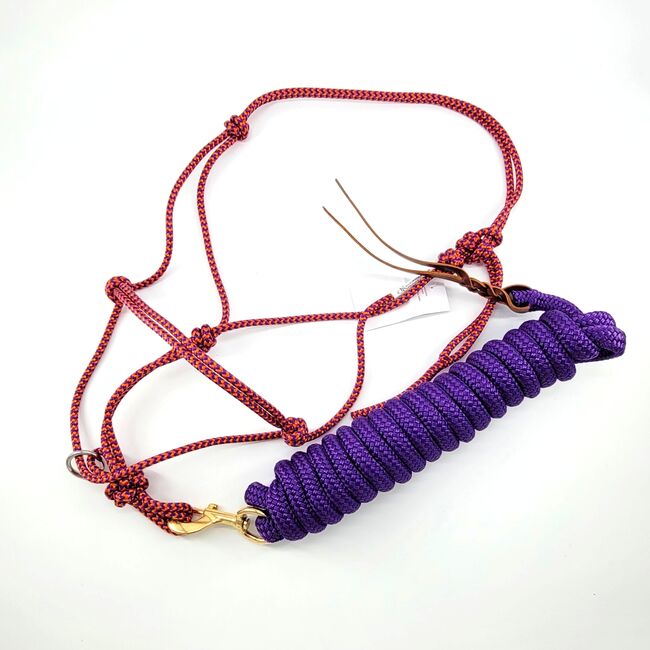 GKH Professional Rope Helix Gleitring Knotenhalfter VALERIA mit Bodenarbeitsseil, Maya (Swisshorseshop), Kantary, Frauenfeld