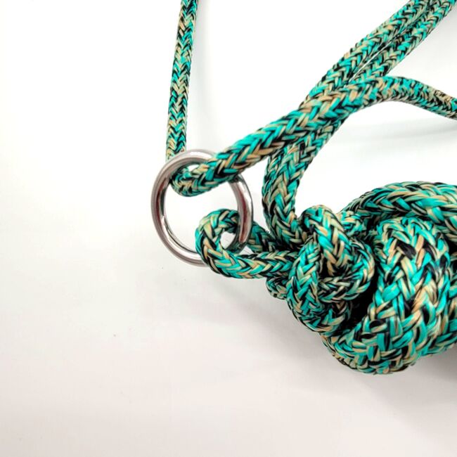 GKH Professional Rope Helix Gleitring Knotenhalfter CAMOUFLAGE mit Bodenarbeitsseil, Maya (Swisshorseshop), Halters, Frauenfeld, Image 2