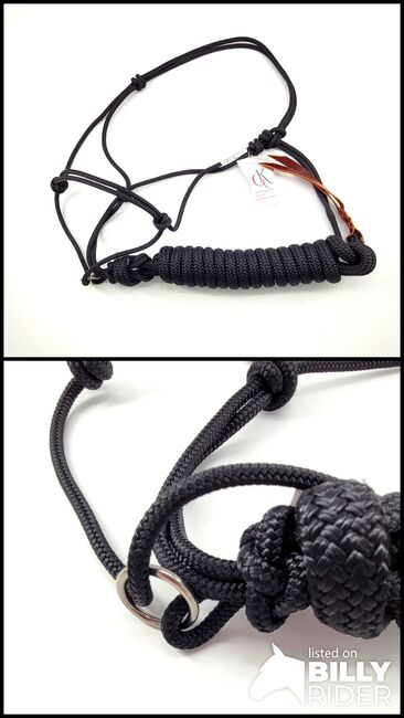 Gleitring Knotenhalfter PONY mit Bodenarbeitsseil, Maya (Swisshorseshop), Halters, Frauenfeld, Image 3