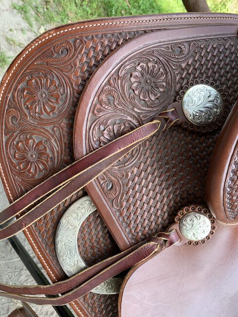 Gomeier Equine Designs Westernsattel Sonderanfertigung, Gomeier  Equine Designs, Tanja Claußen, Western Saddle, Groß Ippener , Image 10