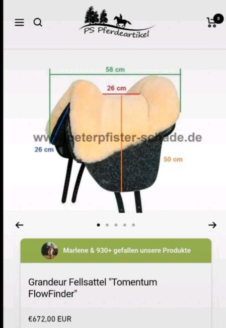 Grandeur flowfinder Fellsattel, Grandeur flowfinder  Flowfinder tomentum , Janine , Fellsattel, Aerzen , Abbildung 2