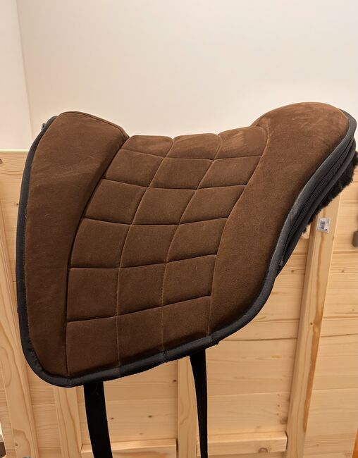 Grandeur Reitpad Alcantara braun neuwertig, Grandeur Reitpad Alcantara, Elrem , Bareback pads, Jerrishoe
