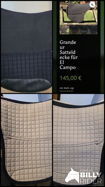 Grandeur Satteldecke El Campo, Grandeur Für El Campo , Dunja D., Saddle Accessories, Waldbüttelbrunn , Image 7
