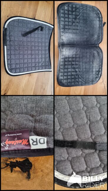 graue Schabracke Dressur Satteldecke, Sandra , Dressage Pads, Ampfing , Image 5