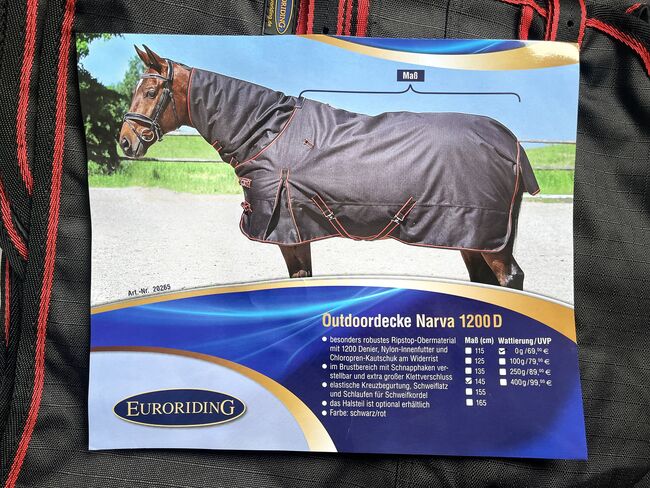 Weidedecke Narva 1200D, Euroriding Narva 1200D , Sabrina , Horse Blankets, Sheets & Coolers, Braunschweig, Image 2