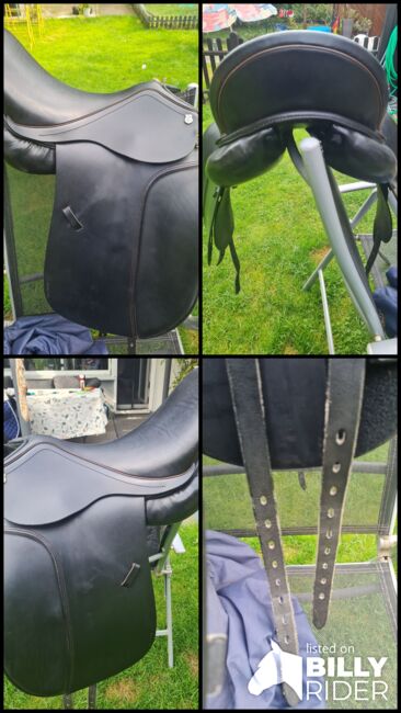 Toller Massimo Dresur Sattel 17 Zoll, Massimo  Europa 2, Hertz , Dressage Saddle, Hamburg , Image 14