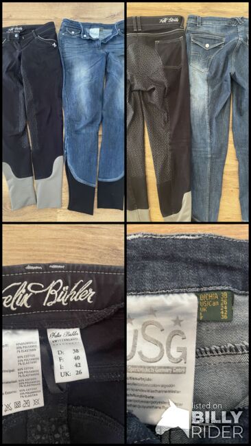 Grip Vollbesatz Reithosen Gr. 38, USG/Felix Bühler, Saskia, Breeches & Jodhpurs, Sprockhövel, Image 5