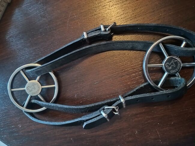 Groskorth Glücksrad Gebisslos Hackamore Nasenriemen Schwarz, Groskorth  Glücksrad , Kim , Bitless Bridles, Kandern