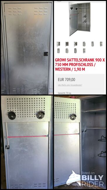 Growi Western- Sattelschrank 90 × 75 × 190 cm, Growi Western- Sattelschrank , Wagner, Sattelschrank / Bundeswehrschrank, Ursensollen, Abbildung 5