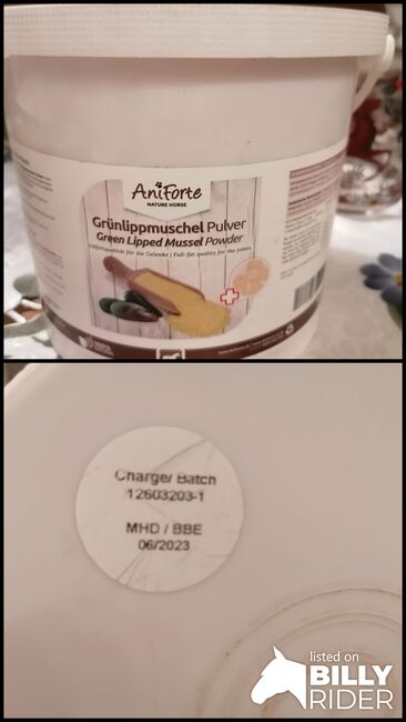 Grünlippmuschel Pulver, Aniforte  1 Kg, Kirsten , Pferdefutter, Grafenhausen , Abbildung 3