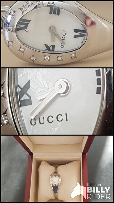GUCCI Horsebit 103, Damen-Armbanduhr mit 12 sternförmigen Brillanten, Gucci GUCCI Horsebit 103, Hans-Christian Haller, Reiterschmuck, Baldham, Abbildung 4