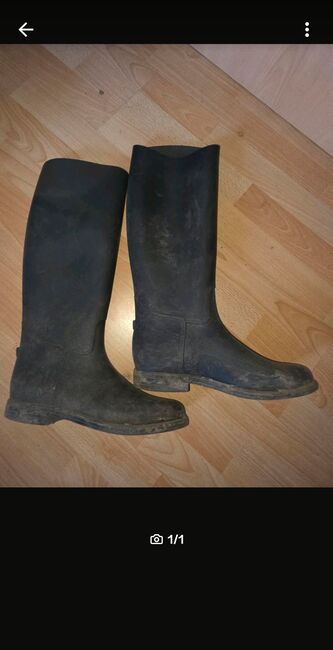 Gummireitstiefel Gr. 42, Anna, Oficerki jeździeckie, Recklinghausen 