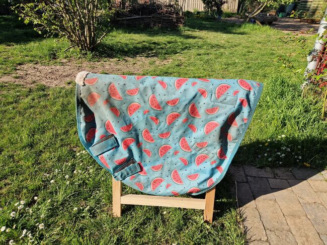 Pferdedecke 125 cm Melonen mit Halsteil, Locks, Denise, Horse Blankets, Sheets & Coolers, Laatzen, Image 4