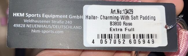 Halfter -Charming- weich unterlegt rosa Kaltblut, HKM, Leandra Menke , Halfter, Gelsenkirchen , Abbildung 3