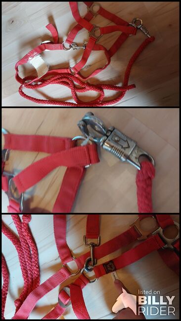 Halfter Pony Rot Set gebraucht, JF, Halfter, Pressath, Abbildung 4