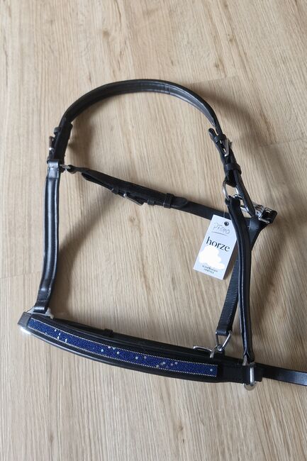 Halfter Größe XF, Horze Leather Halter with Crystals, Anni, Halters, Emden