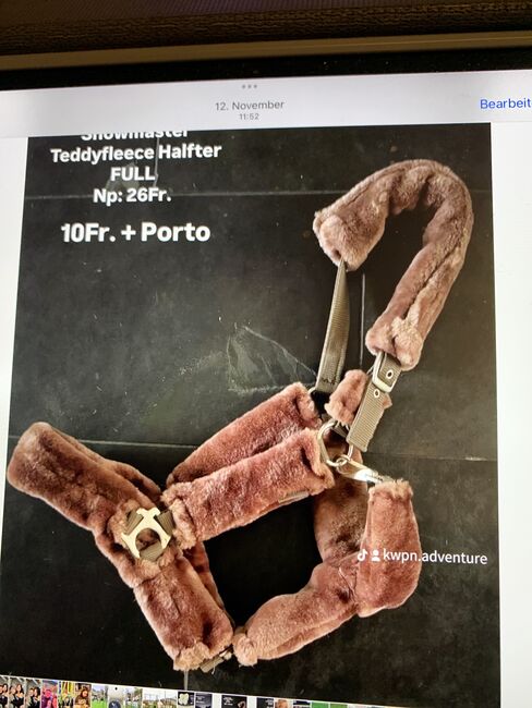 Halfter Teddyfleece, Lüthi Christine, Halters, Füllinsdorf