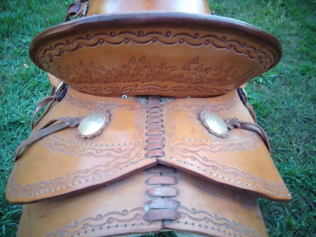 Handgefertigter Westernsattel – Cattingsattel im Originalstil (Nachbau 1850–1880) – Unikat, 14″, Handgefertigt / Eigenbau, Mira, Westernsattel, Truchtlaching, Abbildung 8
