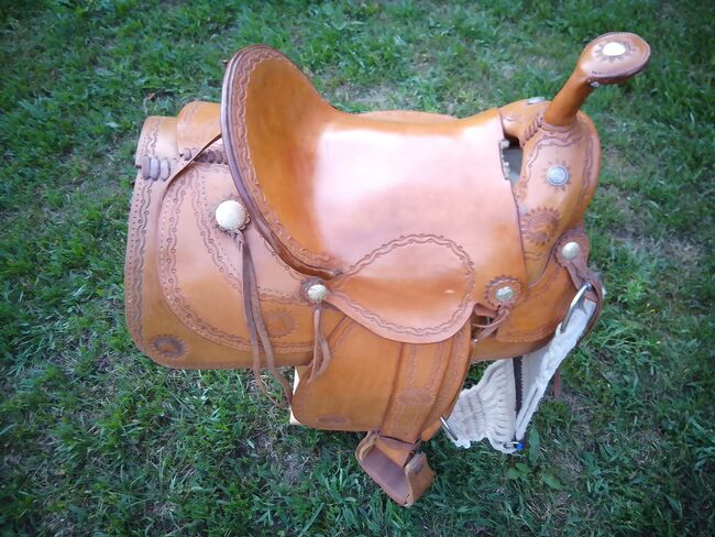 Handgefertigter Westernsattel – Cattingsattel im Originalstil (Nachbau 1850–1880) – Unikat, 14″, Handgefertigt / Eigenbau, Mira, Westernsattel, Truchtlaching, Abbildung 25