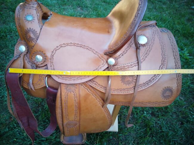 Handgefertigter Westernsattel – Cattingsattel im Originalstil (Nachbau 1850–1880) – Unikat, 14″, Handgefertigt / Eigenbau, Mira, Western Saddle, Truchtlaching, Image 15