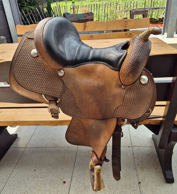 Handgemachter Westernsattel SFQ, Sattlerei Würtz Reining Sattel, Madeleine, Western Saddle, Kirchardt