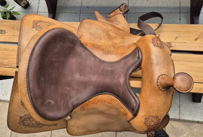 Handgemachter Westernsatte XFQ, Sattlerei Würtz Allround Sattel, Madeleine, Western Saddle, Kirchardt, Image 3