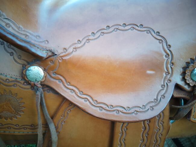 Handgefertigter Westernsattel – Cattingsattel im Originalstil (Nachbau 1850–1880) – Unikat, 14″, Handgefertigt / Eigenbau, Mira, Western Saddle, Truchtlaching, Image 6