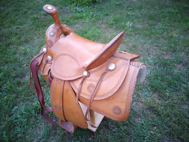 Handgefertigter Westernsattel – Cattingsattel im Originalstil (Nachbau 1850–1880) – Unikat, 14″, Handgefertigt / Eigenbau, Mira, Western Saddle, Truchtlaching, Image 26