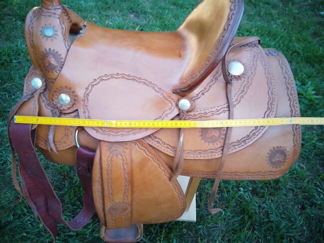 Handgefertigter Westernsattel – Cattingsattel im Originalstil (Nachbau 1850–1880) – Unikat, 14″, Handgefertigt / Eigenbau, Mira, Western Saddle, Truchtlaching, Image 16