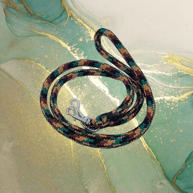 Handgefertigte 12 mm dicke Zügel Camouflage 200 cm, Maya (Swisshorseshop), Halters, Frauenfeld