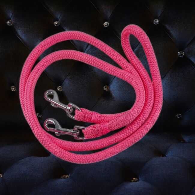 Handgefertigte 12 mm dicke Zügel Pink 200 cm, Maya (Swisshorseshop), Halters, Frauenfeld